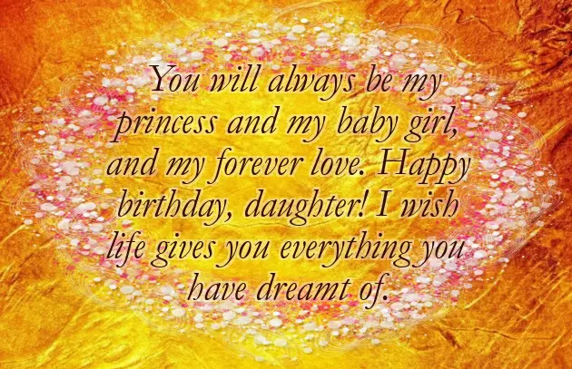 Sweet Words For Daughters Birthday Sweet Words For Daughters Birthday