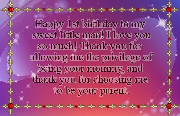 Birthday Wishes For My One Year Old Son Birthday Wishes For My One Year Old Son
