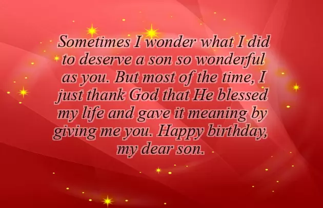 Happy Birthday Blessing To My Son