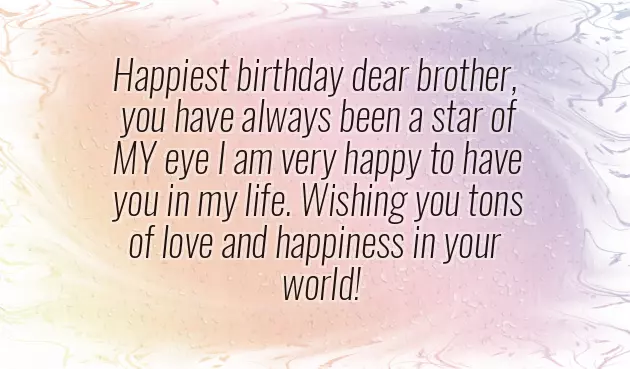 Happy Birthday Bhai In English