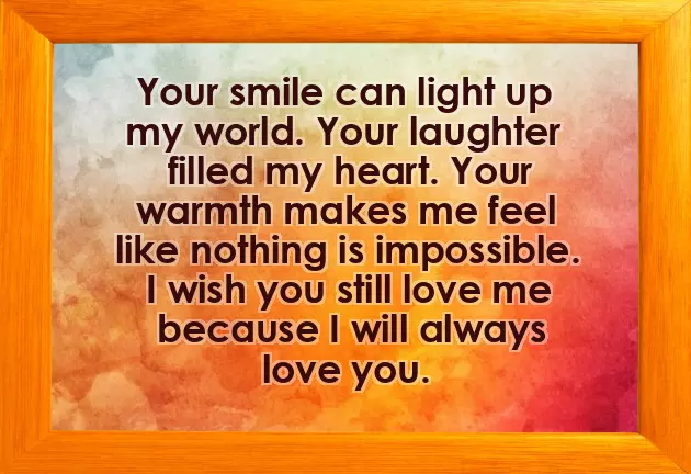 I Wish Someone Would Love Me