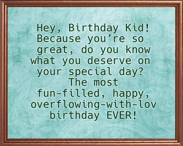 Birthday Post For Kids Birthday Post For Kids