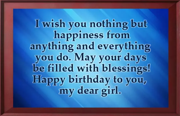 Birthday Wishes For The Little Girl