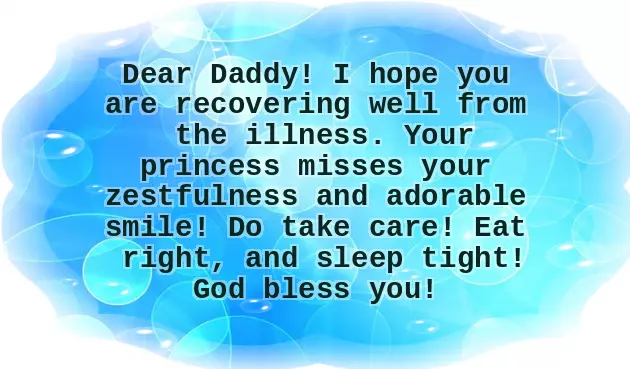 Get Well Soon Daddy Quotes