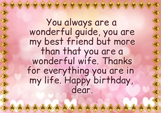 Birthday Greetings For Wife Birthday Greetings For Wife