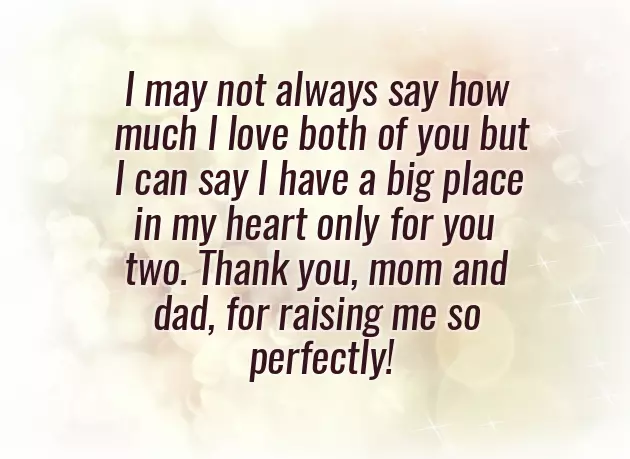 Message To My Parents Message To My Parents