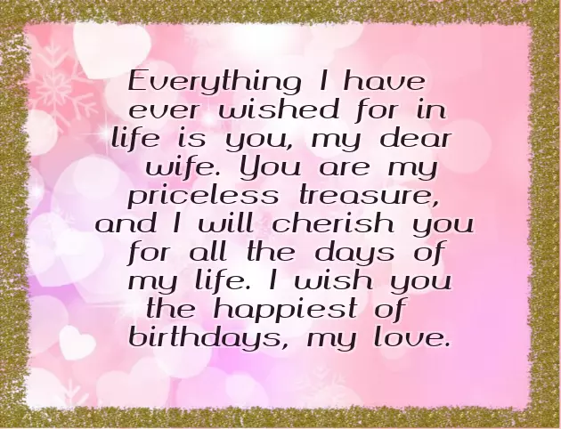 Birthday Wish To Wife Status Birthday Wish To Wife Status