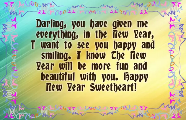 Boyfriend New Year Wishes