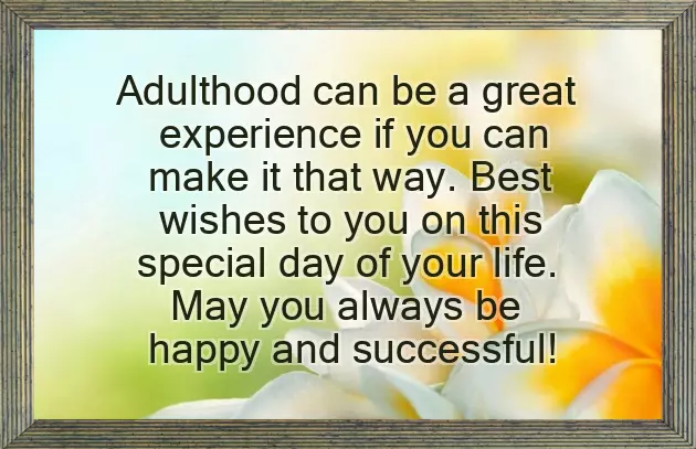 Birthday Wishes For Son 18Th