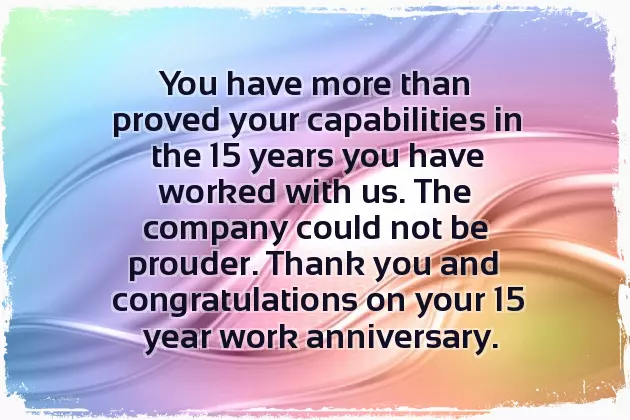 Congratulations On 15Th Work Anniversary Congratulations On 15Th Work Anniversary