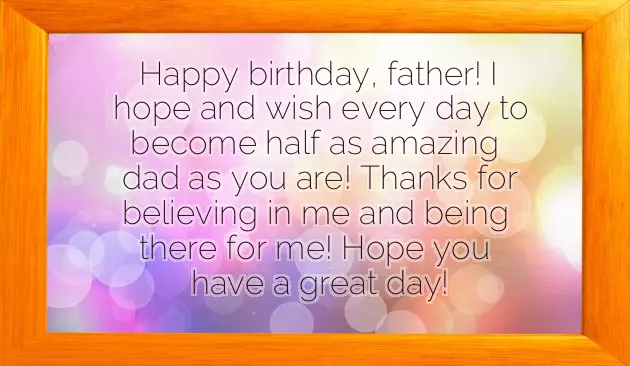 Happy Birthday And Happy Father