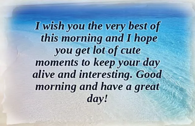 Good Morning Message To My Man