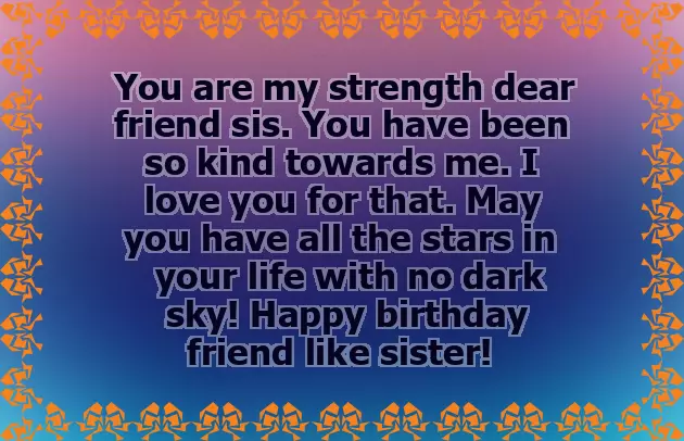 Birthday Message To Friend Like Sister Birthday Message To Friend Like Sister