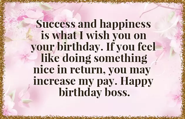 Birthday Wishes Boss Funny