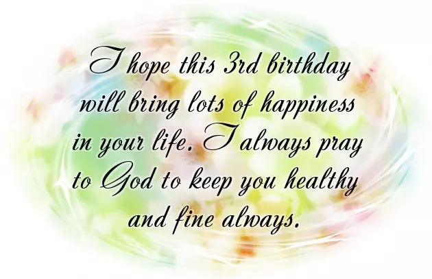 Happy 3Rd Birthday My Son Quotes