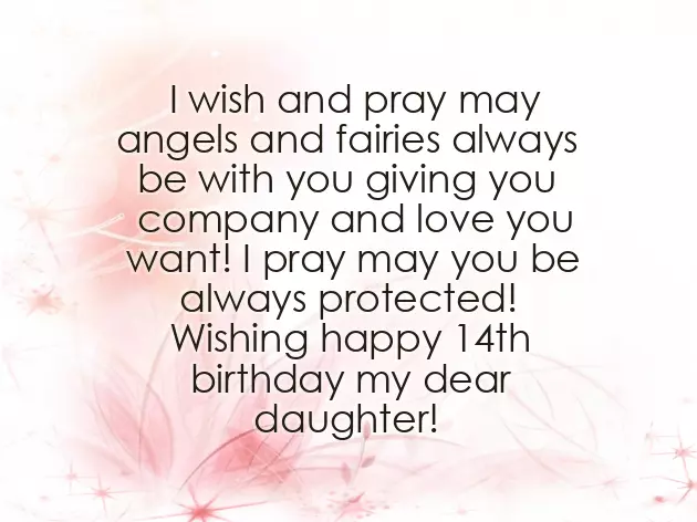 14Th Birthday Wishes For Daughter 14Th Birthday Wishes For Daughter