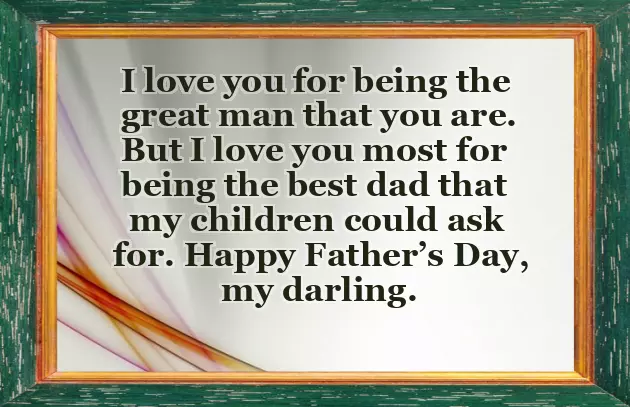 Funny Fathers Day Messages From Wife