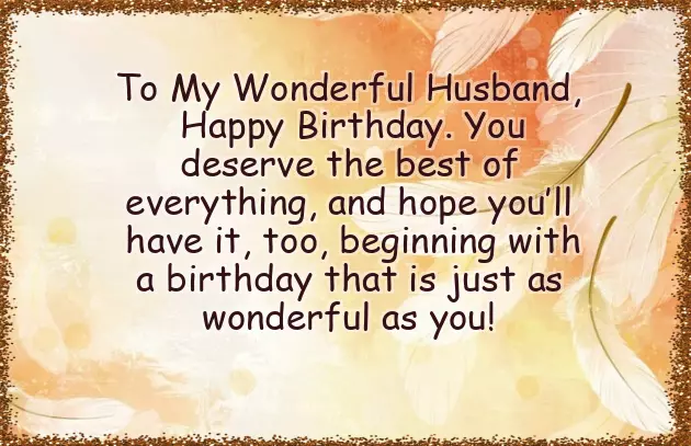 Birthday Wishes For Husband Simple Birthday Wishes For Husband Simple