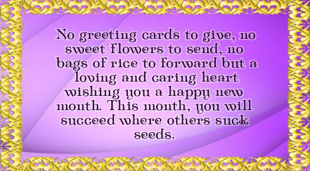 Happy New Month Text Happy New Month Text