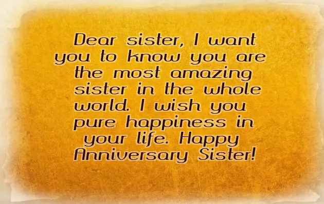 My Sister Wedding Anniversary Wishes My Sister Wedding Anniversary Wishes