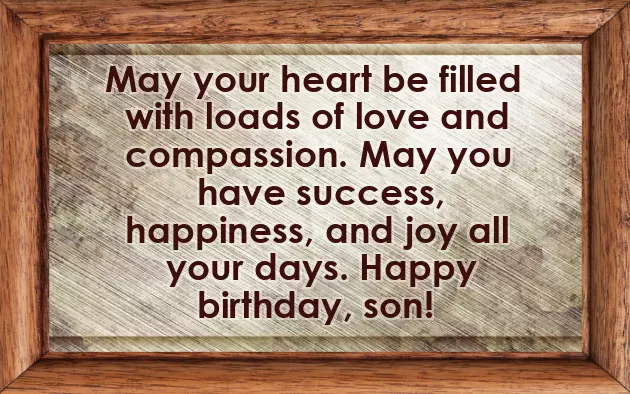 Happy Birthday Blessing To My Son