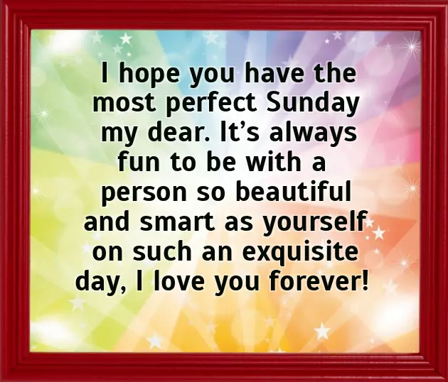 Sunday Morning Wishes For Her