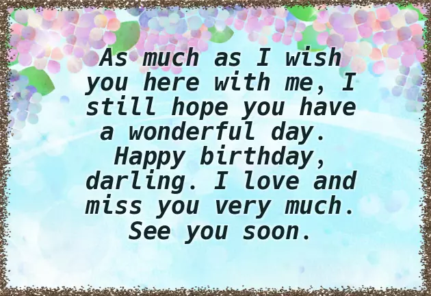 Birthday Wishes For Him With Love