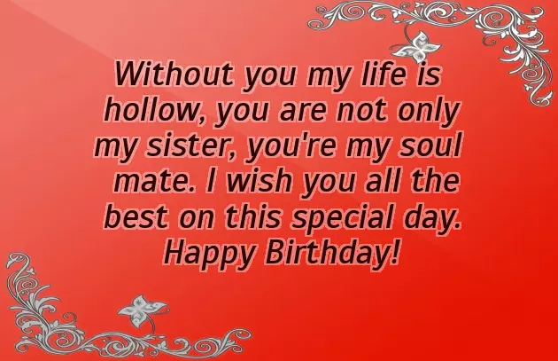 Funny Birthday Poems For Sister