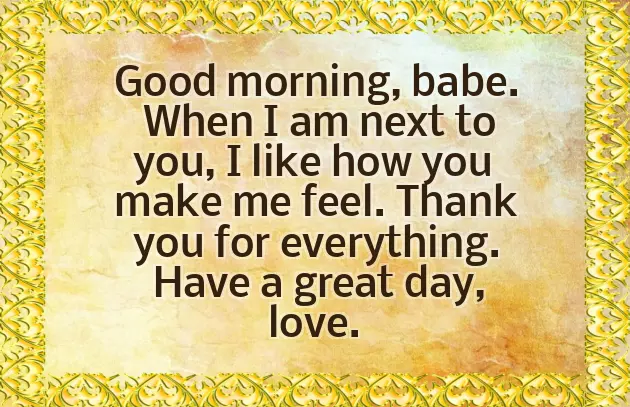 Cute Romantic Good Morning Message Cute Romantic Good Morning Message