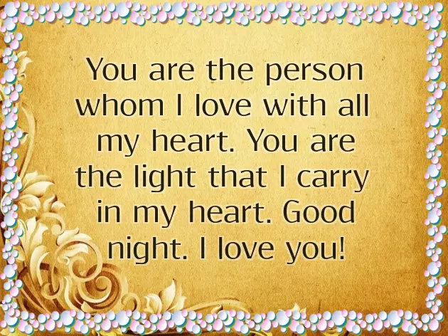 Love You Have A Good Night