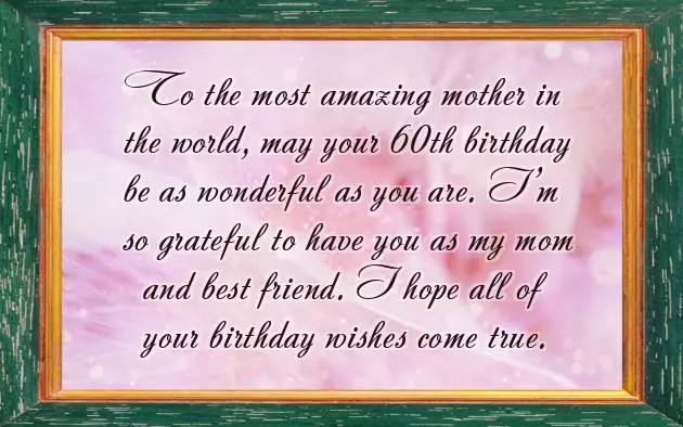 60Th Birthday Quotes For Mom 60Th Birthday Quotes For Mom