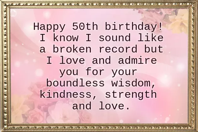 Funny Birthday Wishes For 50 Year Old Man