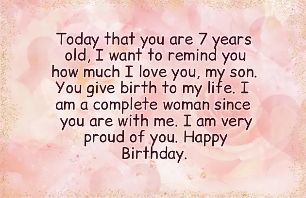 Birthday Wishes For A Seven Year Girl Birthday Wishes For A Seven Year Girl