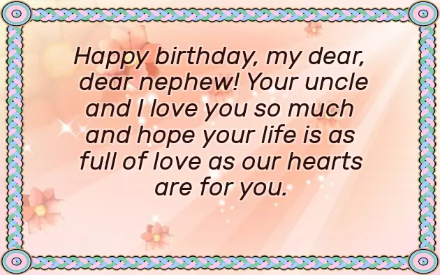 Birthday Wishes To My Nephew Birthday Wishes To My Nephew
