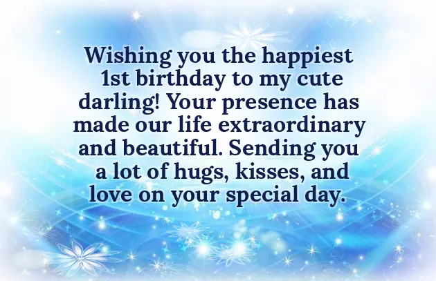 Happy One Year Birthday