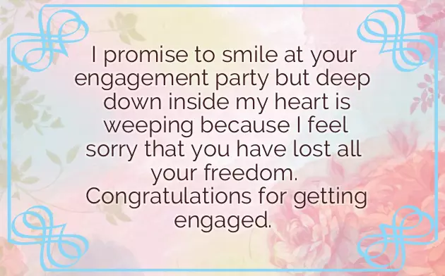 Friend Engagement Wishes Quotes