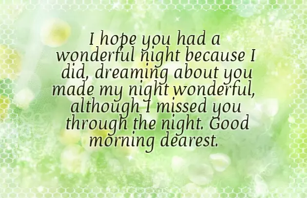 Good Morning Message To My Man