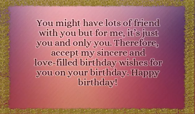 Bday Wishes For Male Bestie