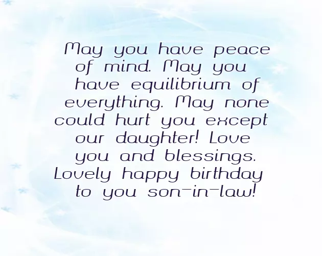 Happy Birthday Quotes To Son In Law Happy Birthday Quotes To Son In Law