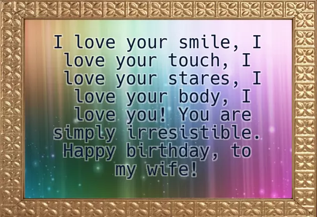 Birthday Wishes For A Lovely Wife