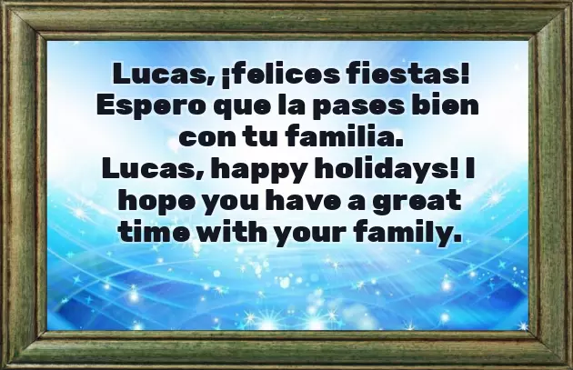 Merry Christmas Feliz Navidad