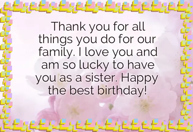 Happy Birthday Sister Wishes Happy Birthday Sister Wishes