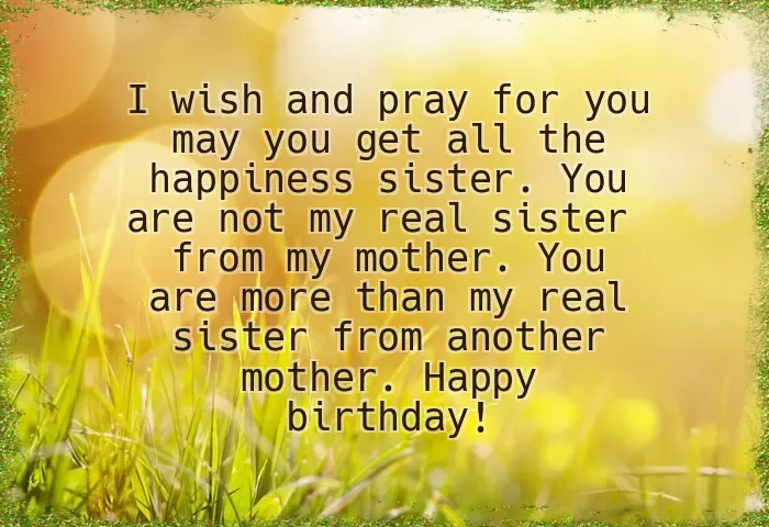 Birthday Wishes For Mother And Sister
