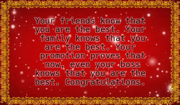 Congratulations On Your Promotion To Manager Congratulations On Your Promotion To Manager