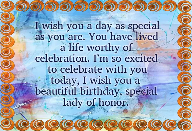 Happy Birthday To A Kind Woman