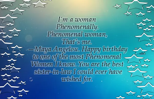 Birthday Wishes My Sister In Law