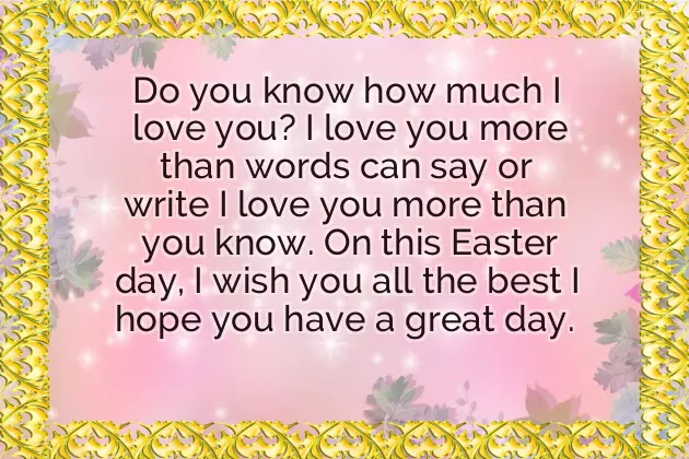 Happy Easter Girlfriend Happy Easter Girlfriend