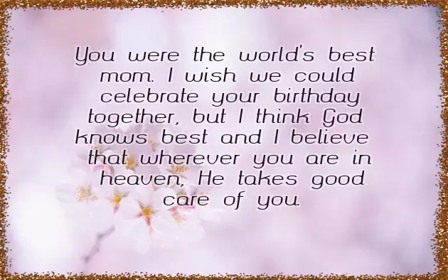 Birthday Greeting To Mother In Heaven Birthday Greeting To Mother In Heaven