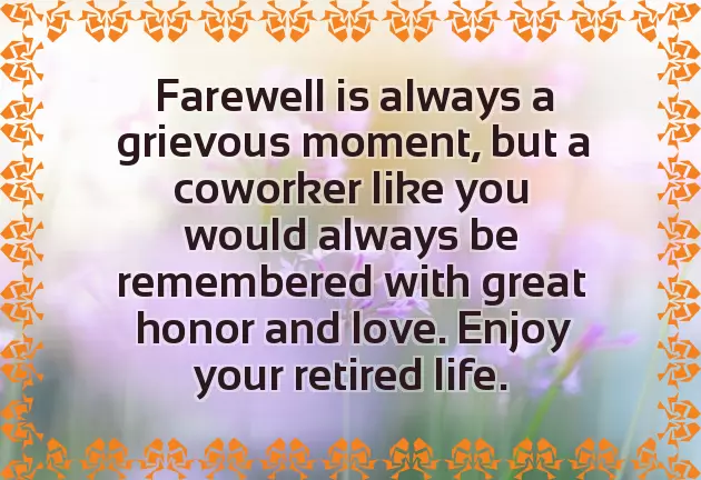 Retirement Well Wishes Retirement Well Wishes