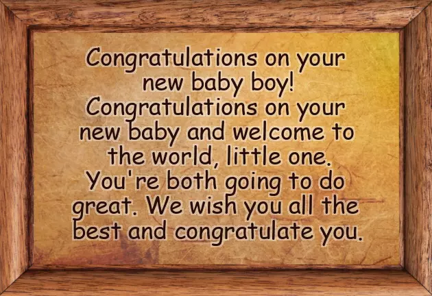 Congratulations On Your Little Boy Congratulations On Your Little Boy
